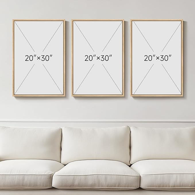Large Framed Tropical Boho Wall Art - Image 3