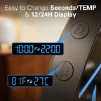 JALL 8" Large Digital Wall Clock - Image 8