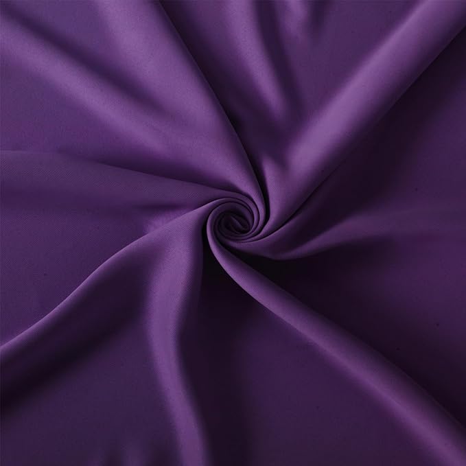 LEMOMO Purple Blackout Curtains 52 x 84 Inch Length/Set of 2 Curtain - Image 5