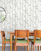 Timeet Green Leaf Wallpaper 16" x 197" Boho Floral Peel & Stick Removable - Image 5