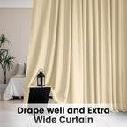 Room Divider Curtains, Total Blackout Privacy Room Thermal Insulated Theater - Image 3