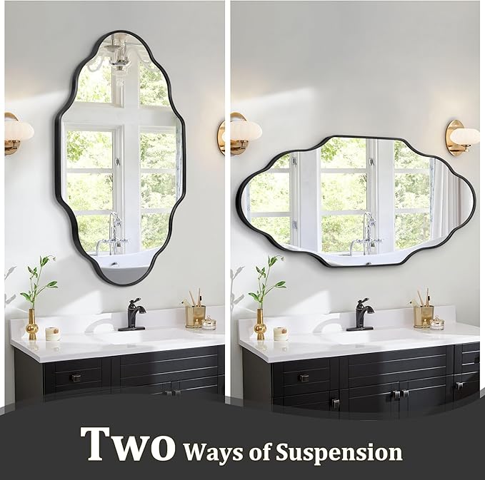 Scalloped Mirror for Bathroom - Image 5