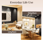 4 Pack Wood Panels for Wall, 94.4" x 12.8" Acoustic Wood Slat Wall Panel for - Image 3