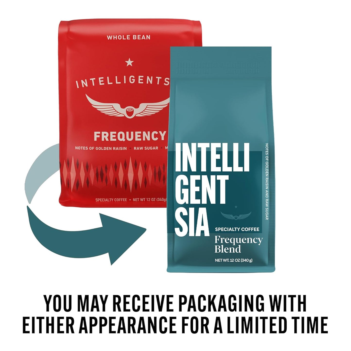 Intelligentsia Coffee, Medium Roast Whole Bean Coffee - Frequency Blend 12 Ounce Bag