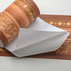 AbaBoorty Wood Wallpaper Border 196"X4.1" 3D Peel and Stick Wall Border - Image 9
