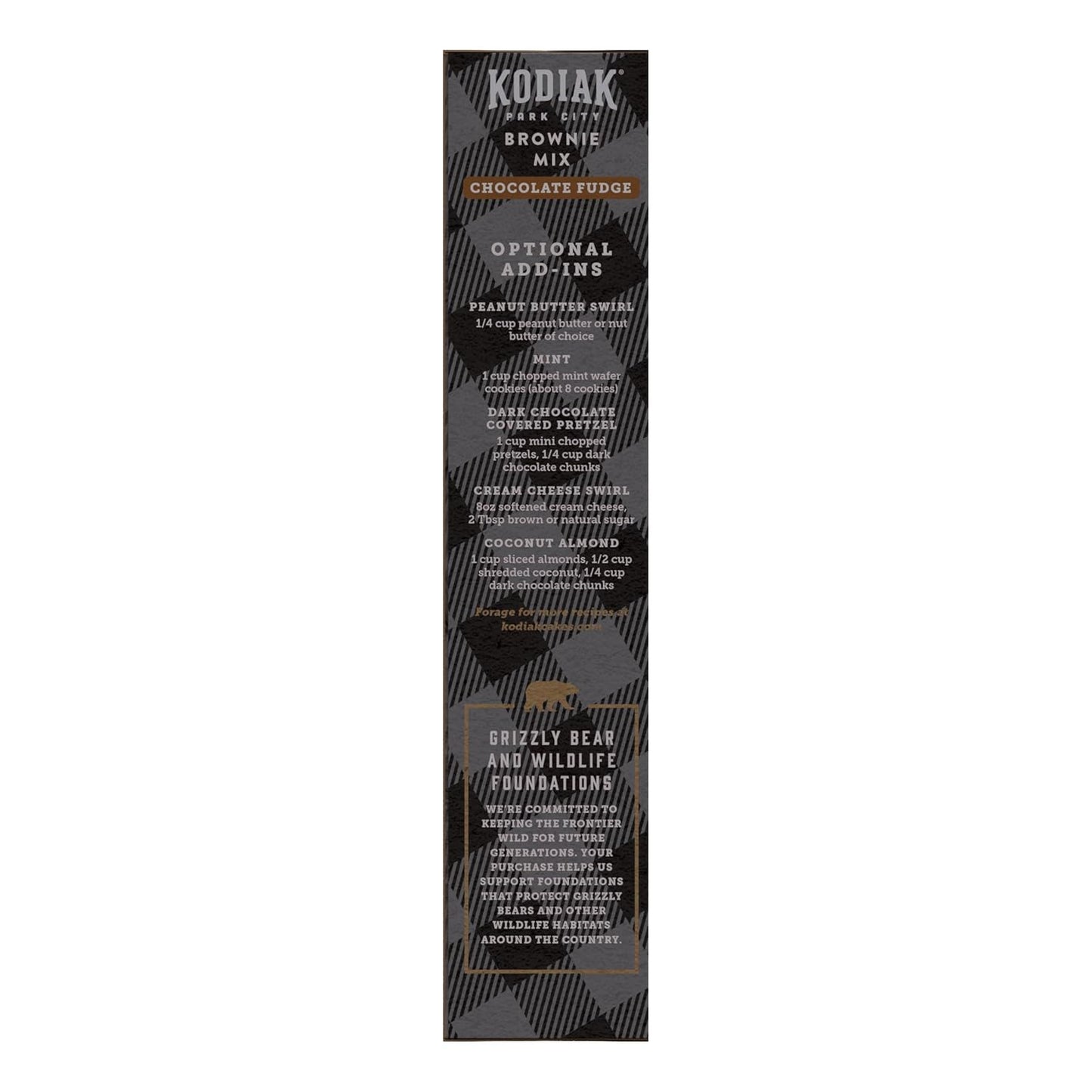 Kodiak Cakes Chocolate Fudge Brownie Mix, 14.8 Ounce Boxes (Pack of 6)