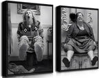 Funny Wall Art Set of 2 by ZNHARTWallArt
