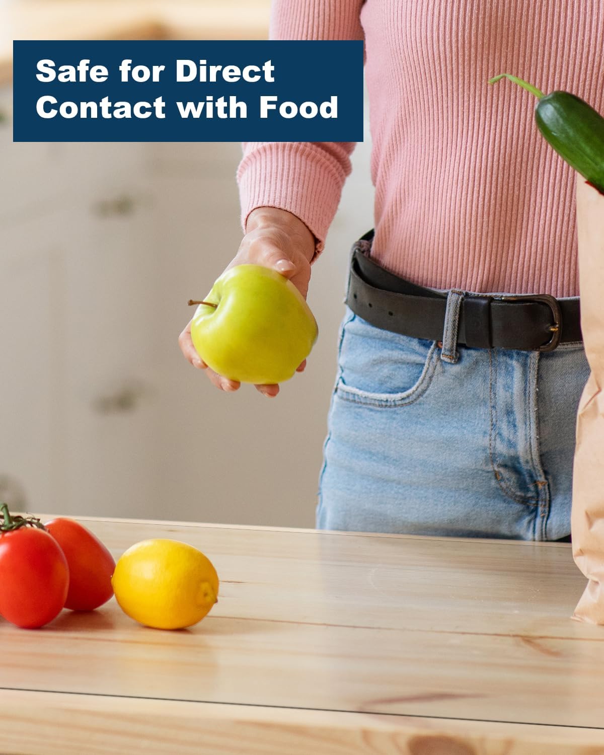 Crystal Clear Plastic Table Cover Protector, 54" x 54" Spill Resistant Easy Flat PVC Desk Pad Mat, 1.5mm Thick Waterproof Vinyl Table Top Protector for Dining Room Table, Office, Dresser