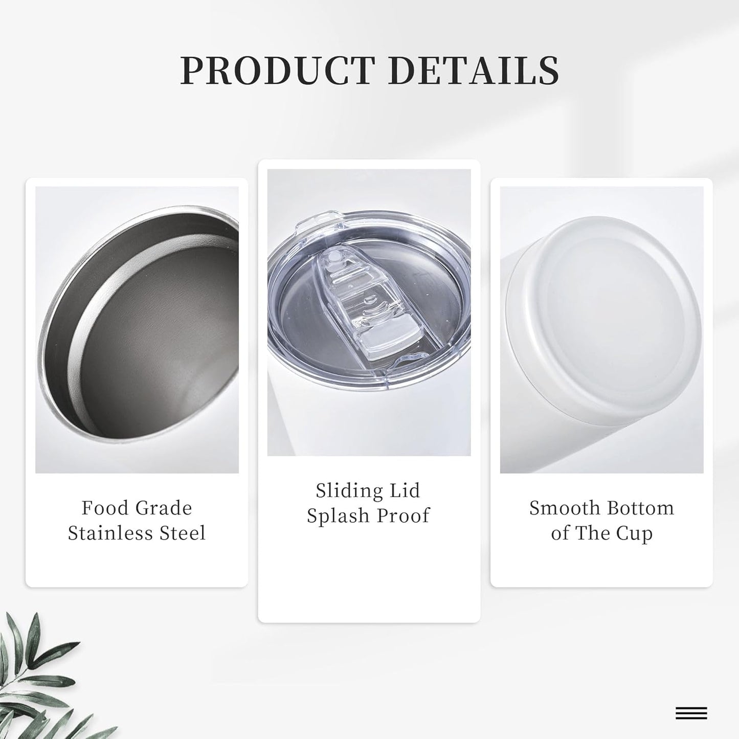 Owl Tumbler with Lid and Straw 20oz Coffee Tumblers Leakproof Stainless Steel Travel Mug Vacuum Insulated Cup for Iced and Hot