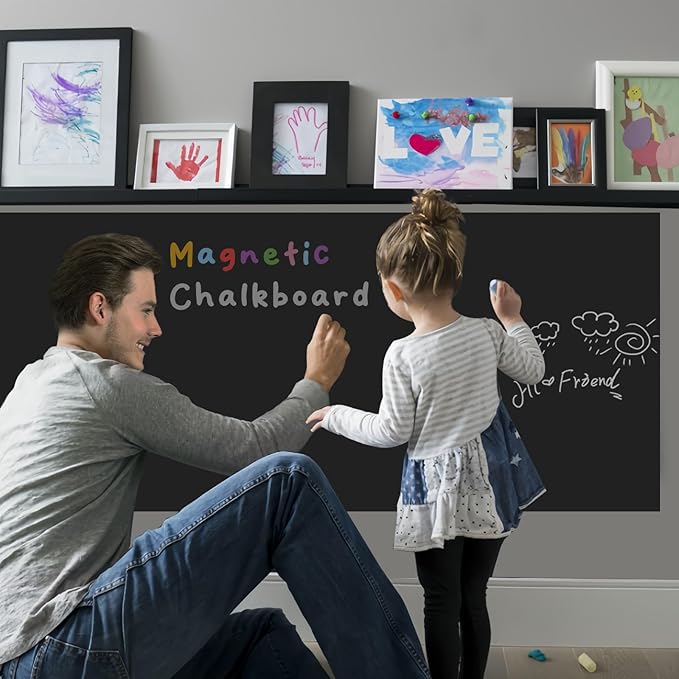 YOUNGJQ Magnetic Chalkboard for Wall 60" x 36" Self Adhesive Blackboard - Image 5