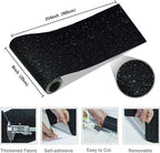 CRE8TIVE Glitter Wallpaper Border Sparkle Peel and Stick Wallpaper Fabric - Image 8