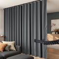 Room Dividers Curtains Flexible Ceiling Tracks set Curtain track Ceiling Mount by Hoeflife