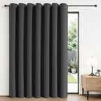 Joydeco Blackout Patio Sliding Door Curtains 72 Inches Long, Grommet Privacy by JOYDECO