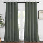 NICETOWN Blackout Curtain for Windows 120 inch Long by NICETOWN