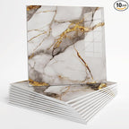 10pcs Peel and Stick Tile Shower Waterproof Marble Tiles Wall Panels, by Unknown