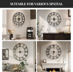 Cuspin Large Wall Clock, 20 Inch Wall Clocks - Image 7