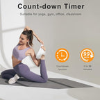 JALL 16" Large Digital Wall Mount Clock, Count Down Timer, Big LED, Temperature - Image 3