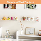 upsimples Acrylic Shelves for Bathroom Storage, Make up, Kids Bookshelf for - Image 7