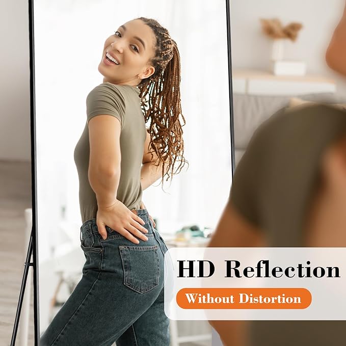 Mirror Full Length, Upgraded 21"x64" Body Wall Mirrors - Image 4