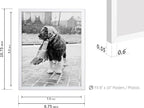 Poster Master Dog Dressed for Winter Print - Image 3