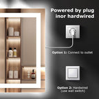 Hivone 24X30 LED Bathroom Mirror - Image 5