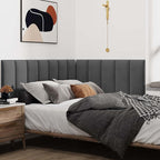 IFNOW Wall Mounted Upholstered Headboard, 3D Peel and Stick Soundproof Wall - Image 4