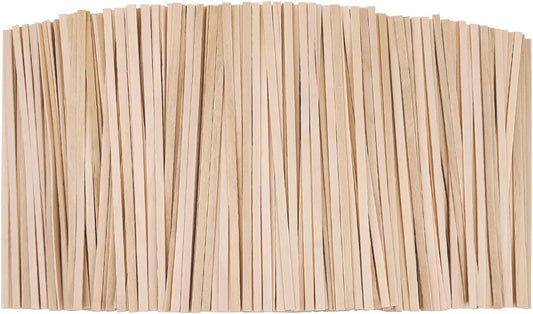Wooden Coffee Stirrers, 1000 Disposable 5.5" Stir Sticks, for Coffee & Cocktails, Swizzle Drink Sticks, Coffee Bar Accessories