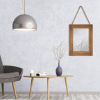 Rectangle Wall Mirror for Bathroom, Distressed White Wood Decor - Image 4