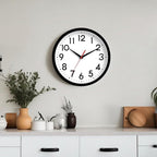 DAXSMY 12 Inch Wall Clock Silent Non-Ticking Battery Operated Analog Clock - Image 4
