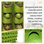LITLANDSTAR Planter, 25 Pockets Hanging Vertical Wall Bag, Indoor-Outdoor Use - Image 3