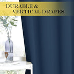 NICETOWN Moroccan Blue Blackout Curtains - Image 6