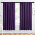 NICETOWN 2 Panels Blackout Curtains, Rod Pocket Window Curtains Room Darkning by NICETOWN