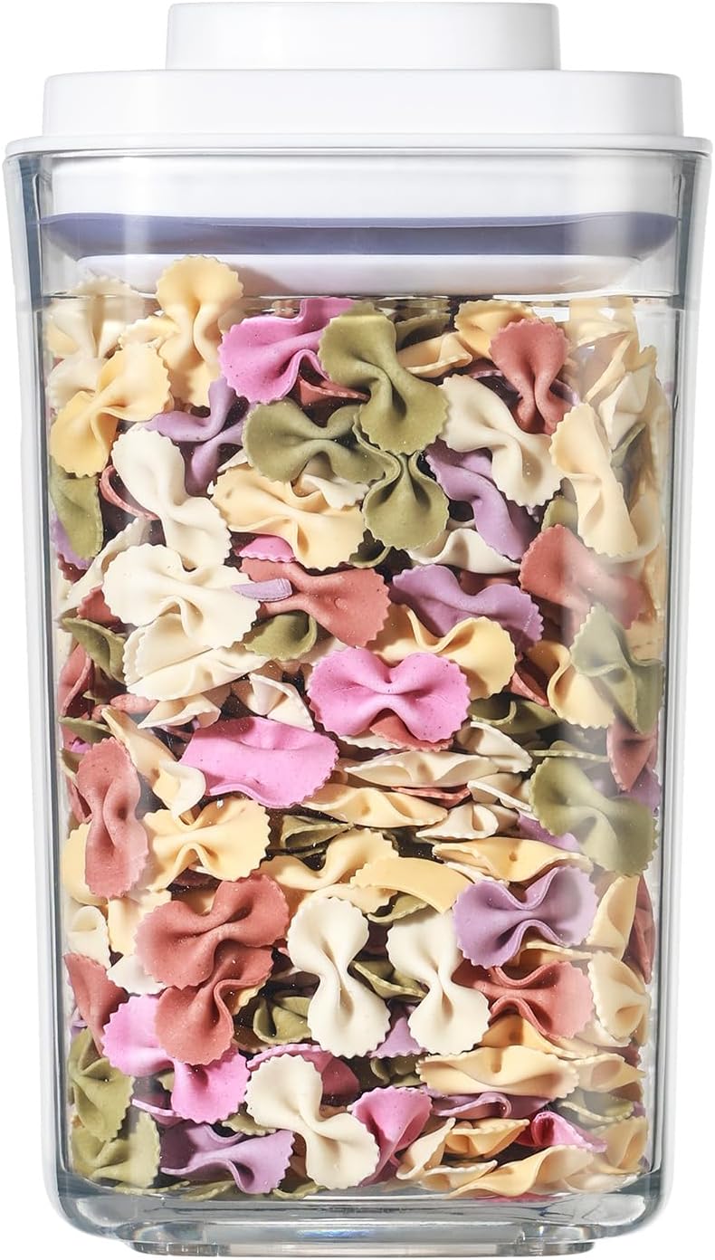 Food Airtight Containers storage with Lids One Button Open/POP UP/Kitchen Storage Organization for Coffee Tea Brown Sugar Cereals 950ml x 1