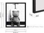 Poster Master Funny Teddy Bear Print - Image 3