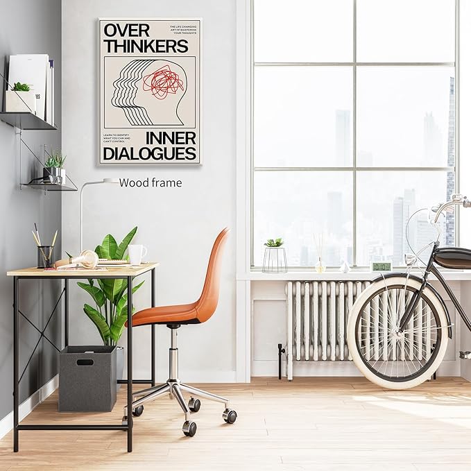 Maximalist Vintage Mental Health Posters Retro Unique Eclectic Wall Art 24x36 - Image 6