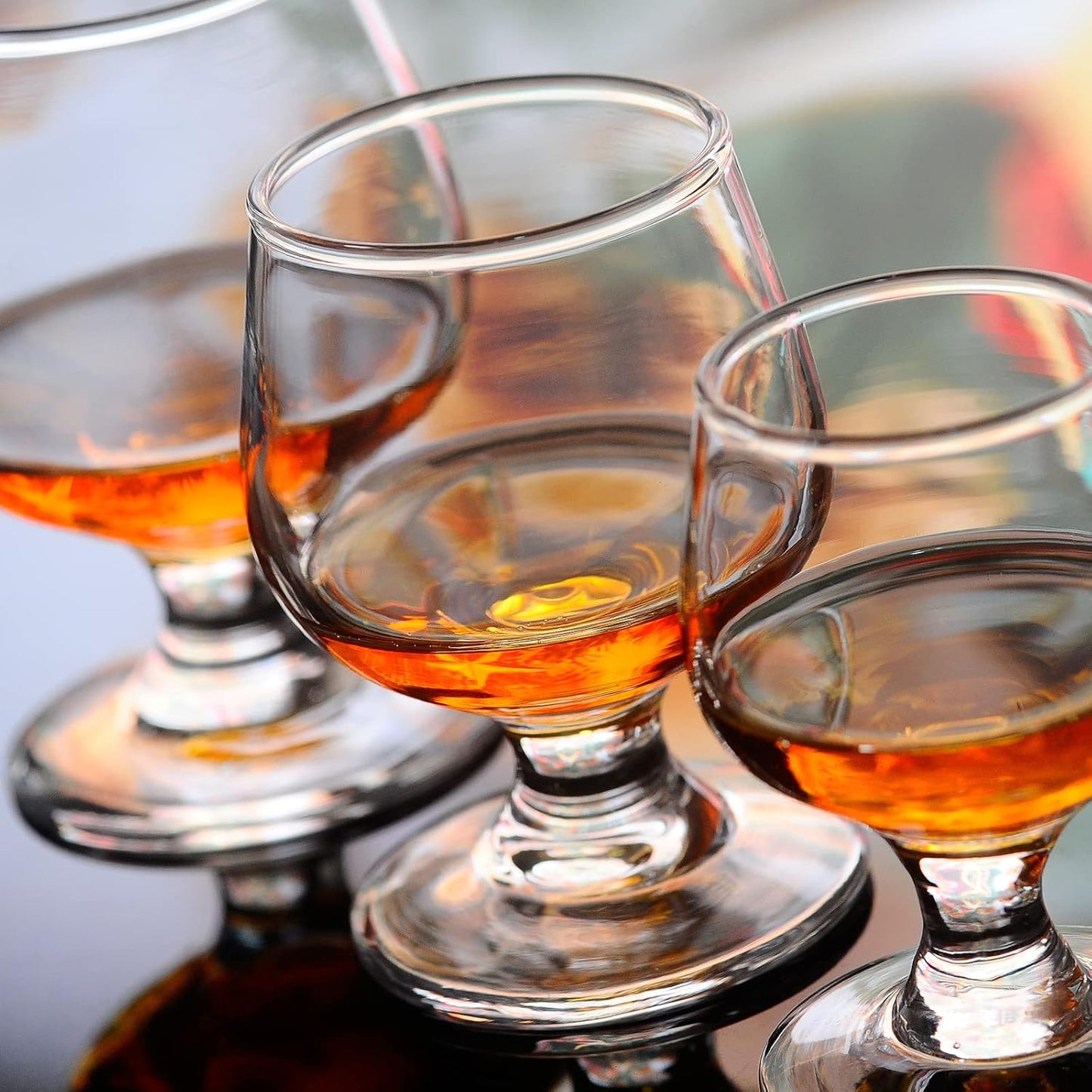 Shot Glasses, 5oz Glass Set of 6/Clear Glasses/Cute Glasses/Perfect for Tasting Brandy/Glass Snifters, 6 Count (Pack of 1)