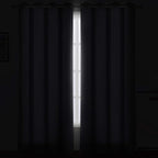 LEMOMO Grey Blackout Curtains/52 x 108 Inch/Set of 2 Panels Thermal Insulated - Image 3