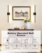 8000mAh Battery Operated Wall Sconce - Image 3