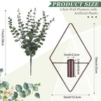 Jexine 8 Pcs Hanging Planters - Image 2