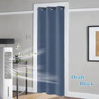 RYB Home Blackout Curtains Thermal Insulating Privacy Temporary Door Curtains - Image 2