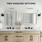 Oak Wood Effect Framed Wall Mirror, 22x30 Rectangle Mirror, Anti-desilvering - Image 9