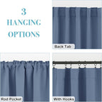RYB HOME Blackout Short Curtains - Image 6