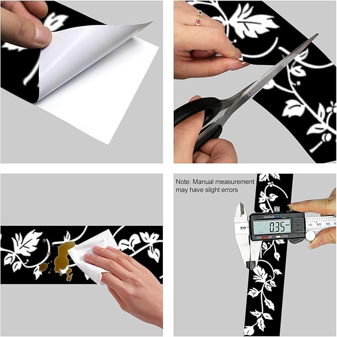 HOMETITUTE Wallpaper Border Peel and Stick Decorative Wall Trim Self Adhesive - Image 8