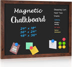 4 THOUGHT Chalk Board 24" x 36", Magnetic Large Chalkboard by 4Thought
