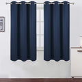 LEMOMO Navy Blue Blackout Curtains 40 x 63 Inch Length/Set of 2 Curtain by Lemomo