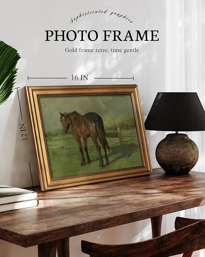VIYYIEA Vintage Gold Framed Wall Art - Image 2