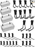 Slatwall Accessories 30 Pcs Slatwall Hook Slat Wall Hanging Hook Garage by FRAYSCENT