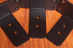 6 Pack - 3 inch Black Hidden L Shelf Bracket Iron Floating Shelf Brackets - Image 5