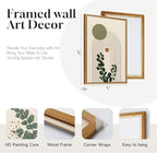 3 Piece Framed Abstract Boho Wall Art - Image 4