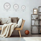 Wall Clock Non-Ticking Silent Modern Simple Style Round Decor Clock - Image 2